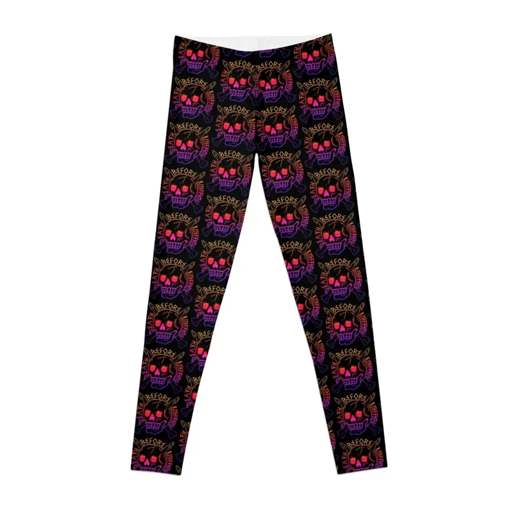

Death Before Knitting! #Crochetlife Leggings gym clothing sports for push up Womens Leggings