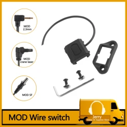 Tactical Hotkey Switch Pressure Remote for Reconnaissance Light Combined Infrared Laser Sight Weapons, Suitable for DBAL-A2/ DBA
