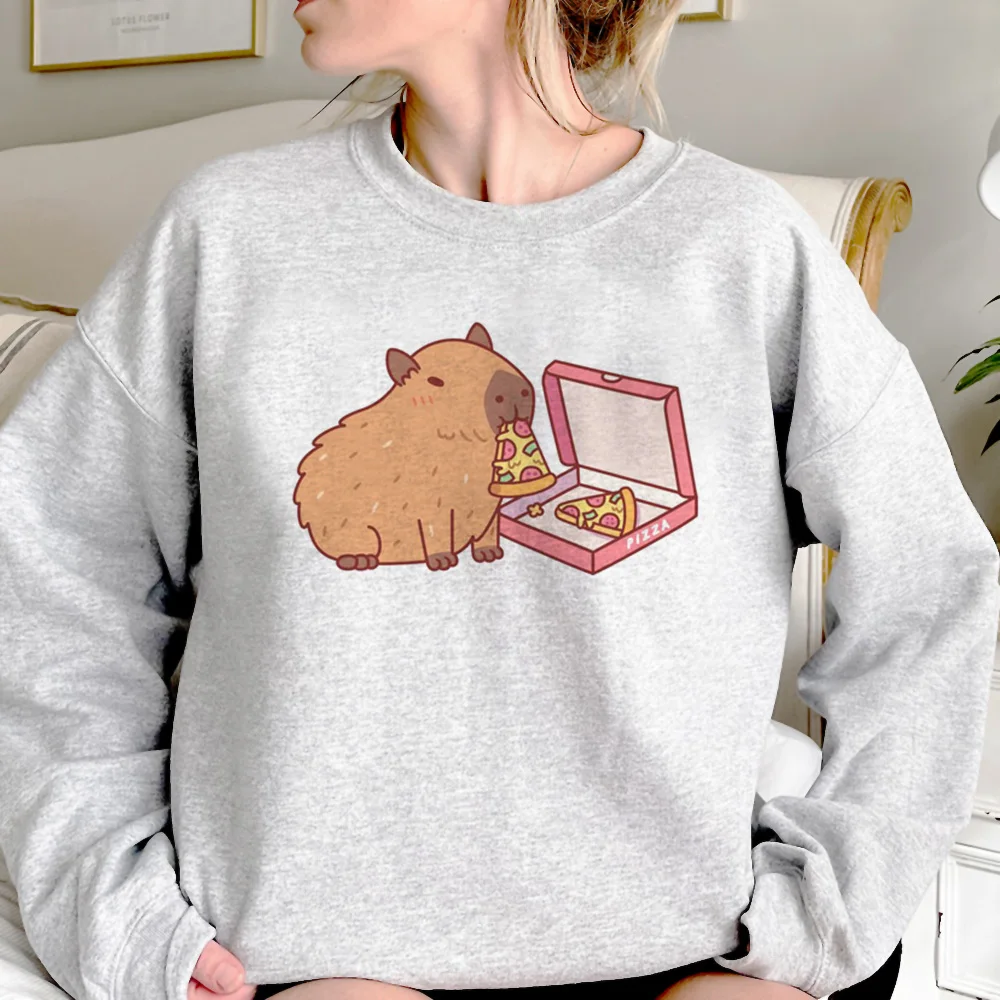 

Capybara hoodies women y2k aesthetic 2023 streetwear anime Pullover female graphic sweater