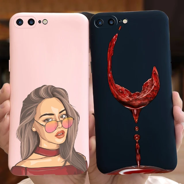 autor Cambio Asimilar Apple iPhone Phone Case For iPhone 7 Plus 8 Plus Cover Case Cool Stylish  Girl Back