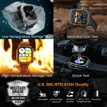 2024 KOSPET TANK M3 Smartwatches For Men Smartwatch Women 480mAh Sport Digital Fitness Bluetooth Waterproof Electronic Watches 2