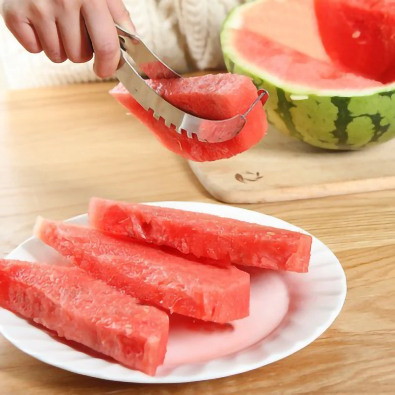 Stainless Steel Watermelon Cutter Knife Kitchen Gadgets Multifunctional Home Gadget Accessories