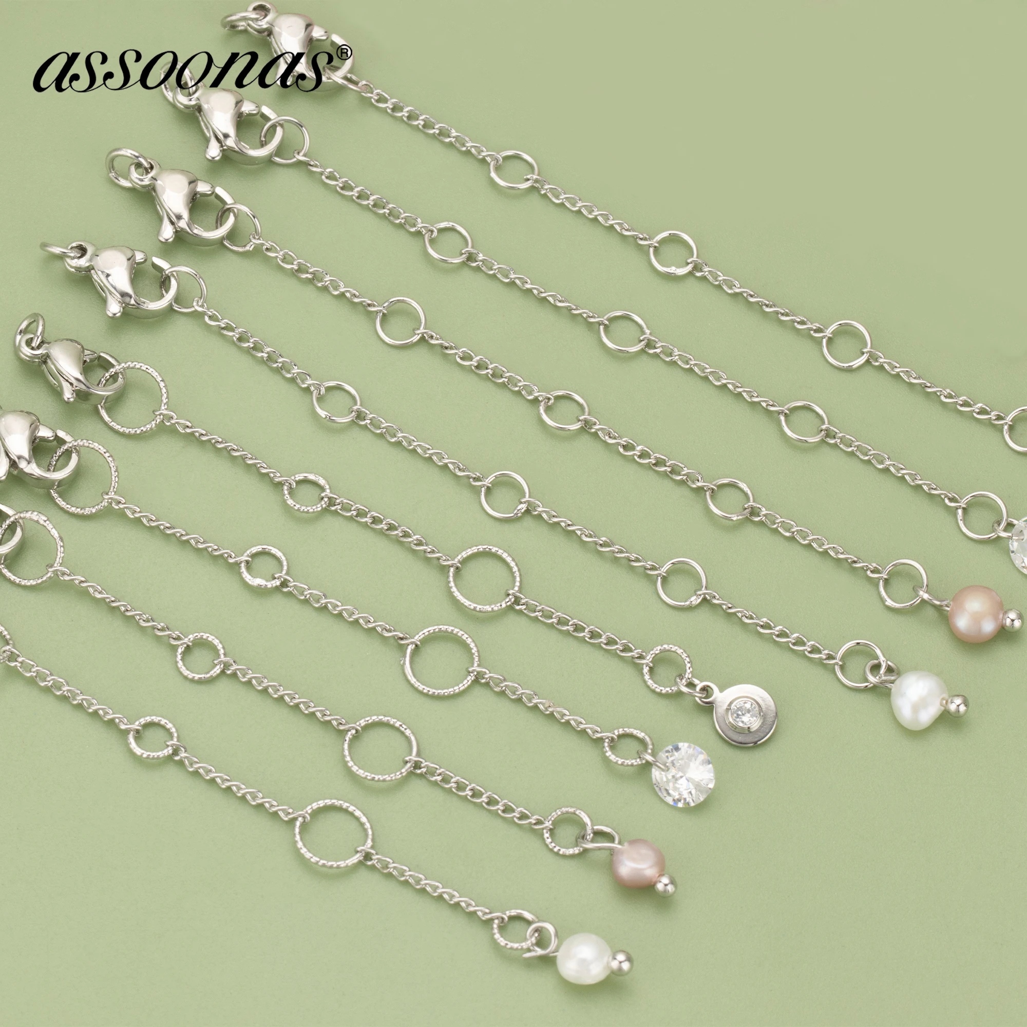 

assoonas MC62B,extended chain,diy necklace jewelry making,18k gold plated,zircon,jewelry accessories,copper,zircon,6pcs/lot