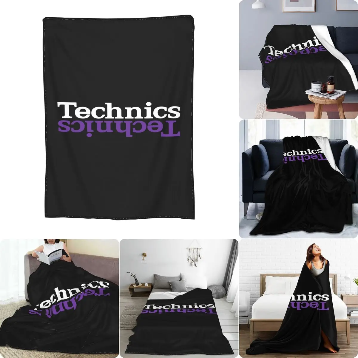 Technics Rane Vestax Serato Dj Hip Hop Shure Pioneer Numark Vinyl Music Coperta Ultra-Morbida In Micro Pile