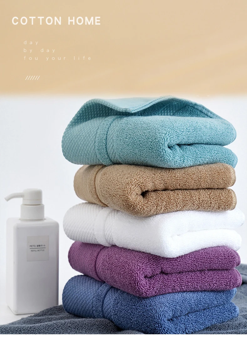 Description Picture 2 of item4pcs/Set Cotton Premium Hand Towel Set Lightweight And Highly Absorbent Quick Drying Thicken Soft Face Hand Towel 35x75CM