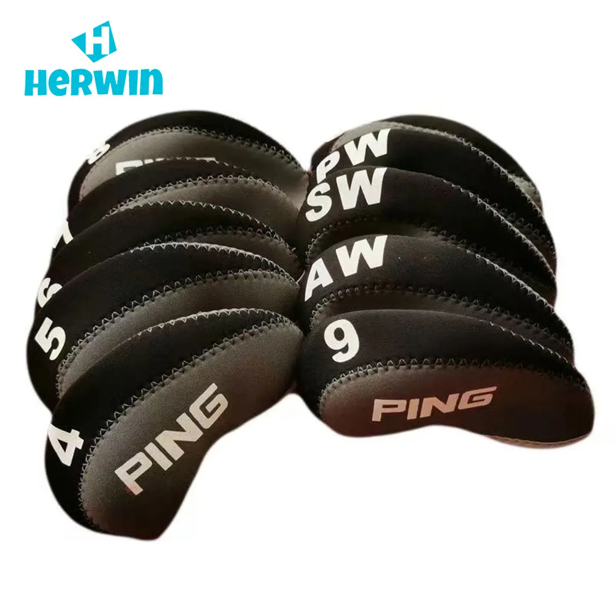 2023 Golf Irons Head Covers 10pcs With Numbers Print For G410 G425 Golf