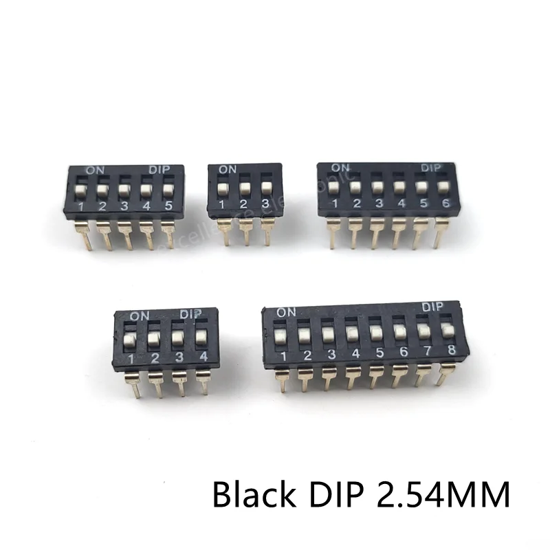 Slide Type Toggle Switch Module - 5PCS, Multi-Position, Red/Blue
