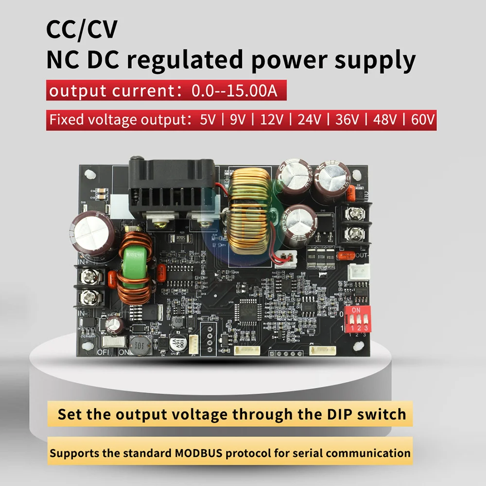 

XY6015L CNC Регулируемый понижающий модуль постоянного тока со стабилизацией напряжения источника питания с постоянным напряжением и постоянным током 15 а/900 Вт