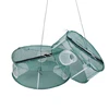 3/4 Holes Fish Shrimp Automatic Trap Crayfish Catcher Fish Network Baits Cast Mesh Trap 30/35cm Fishing Net Mesh Folded Round