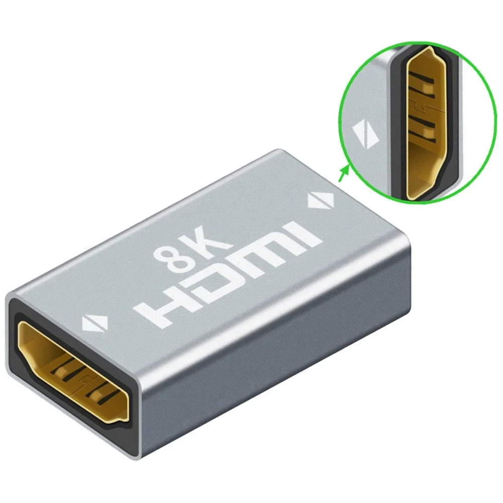 8K high-definition transmission extension stable signal HDMI adapter HDMI female to HDMI female adapter
