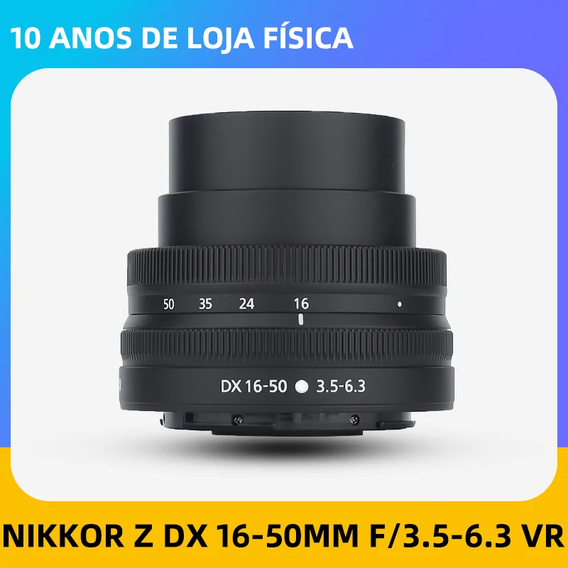 NIKON NIKKOR Z DX 16-50mm f/3.5-6.3 VR Zoom Lens with Image Stabilization  for Nikon Z Mirrorless Cameras (White pack Box)