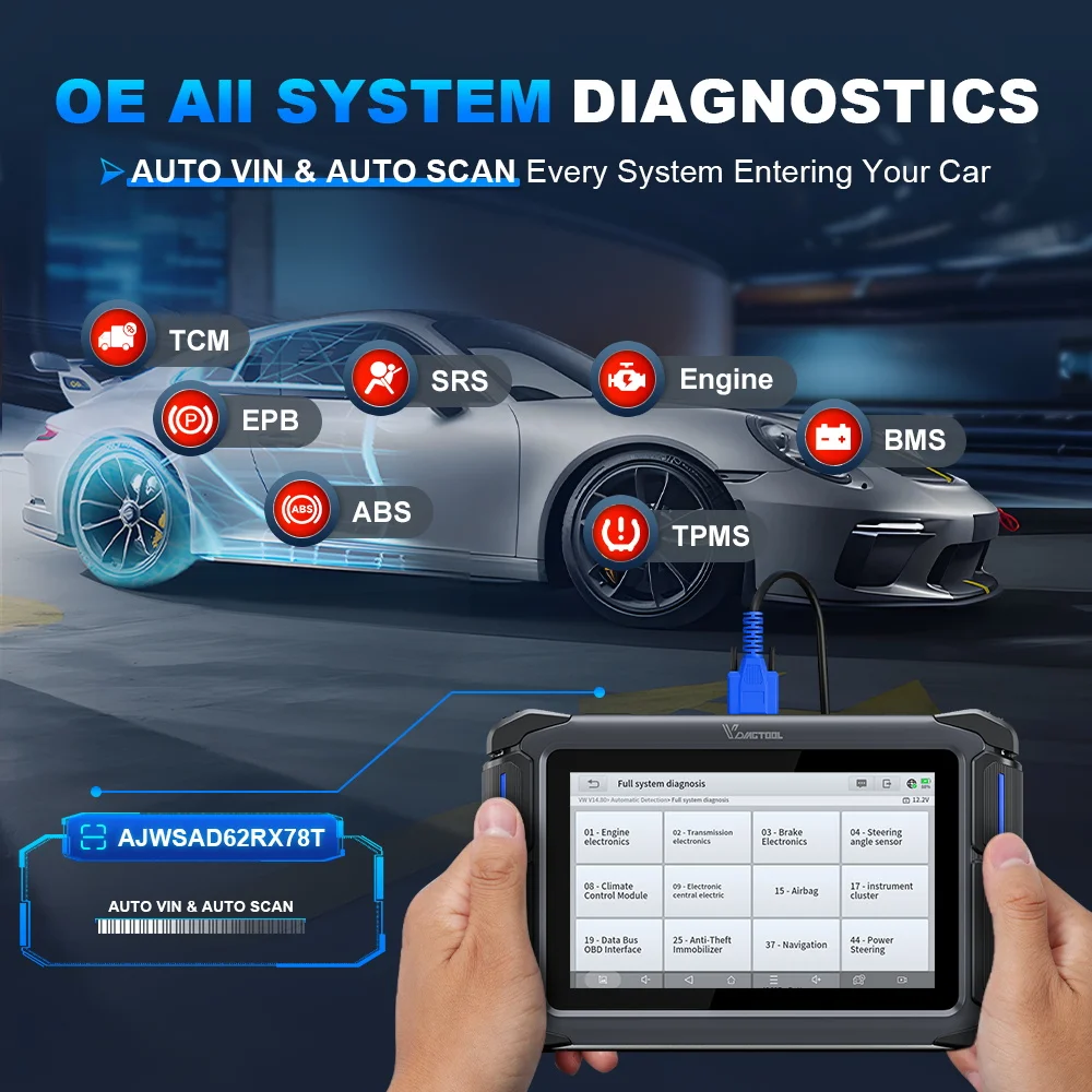 lifetime free update vdiagtool vd70lite automotive scanner aii systems car diagnostic 31 reset fca bidirectional obd2 scanner Lifetime Free Update VDIAGTOOL VD70Lite Automotive Scanner AII Systems Car Diagnostic 31 Reset FCA Bidirectional OBD2 Scanner 5
