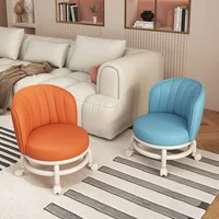 Pulley Stool with Wheels, Low Stool Door, Shoe Changing Stool, Small Stool, Movable Backrest Stool, Comfortable for Children