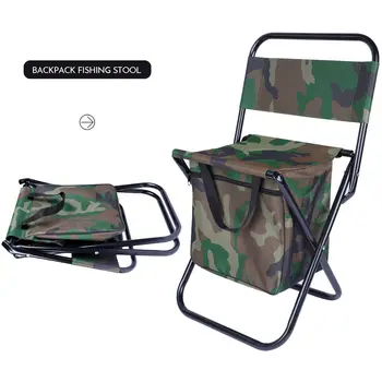 Insulated Folding Backpack Chair/Stool 1