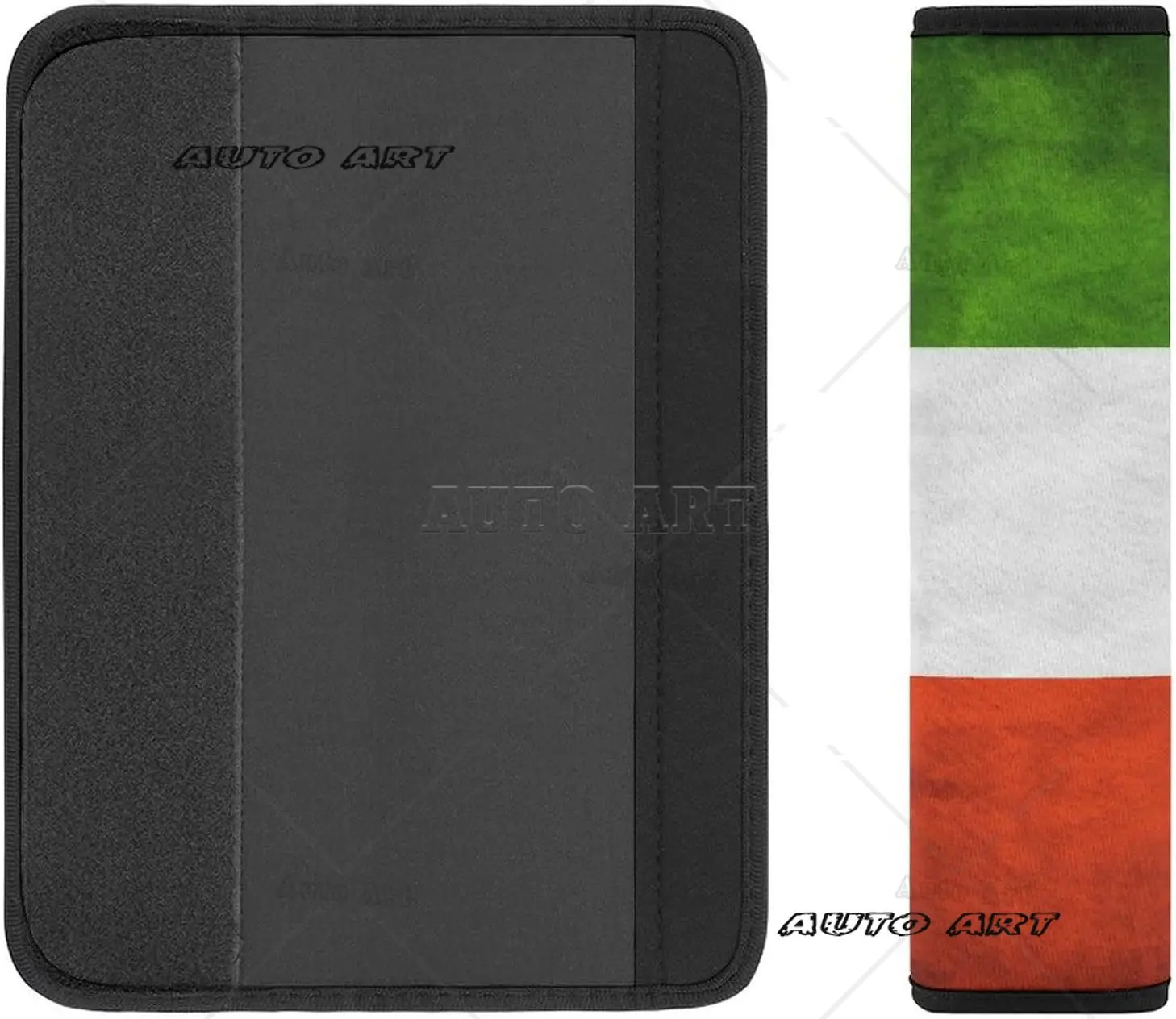 Car Seat Belts Pads Italian Flag Universal Car Seat Belt Shoulder Pads Strap Covers for Adults Belt Cushions