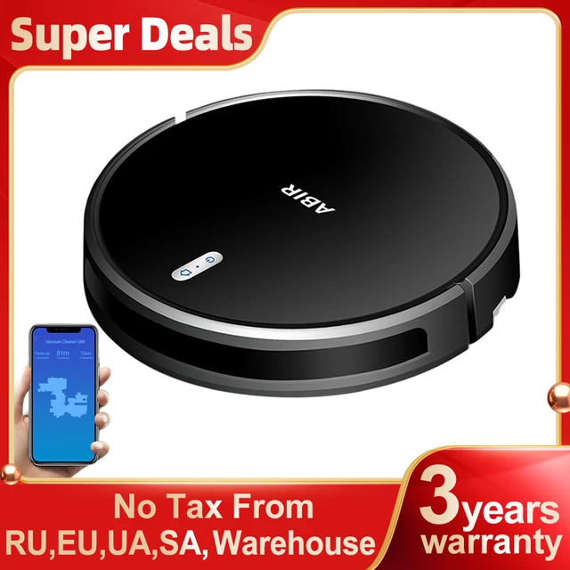 ABIR G20S Robot Vacuum Cleaner,Map Memory,6000Pa Suction,Remote Upgrade, Electric Wet Mop,WIFI APP Smart Floor Washing for Home 1
