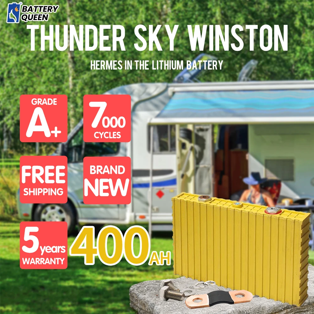 

Grade A+ 3.2V LifePO4 400AH Thunder Sky Winston TSWB-400AHA 12V 24V 48V Rechargeable LifeYPO4 Battery Battery For Solar