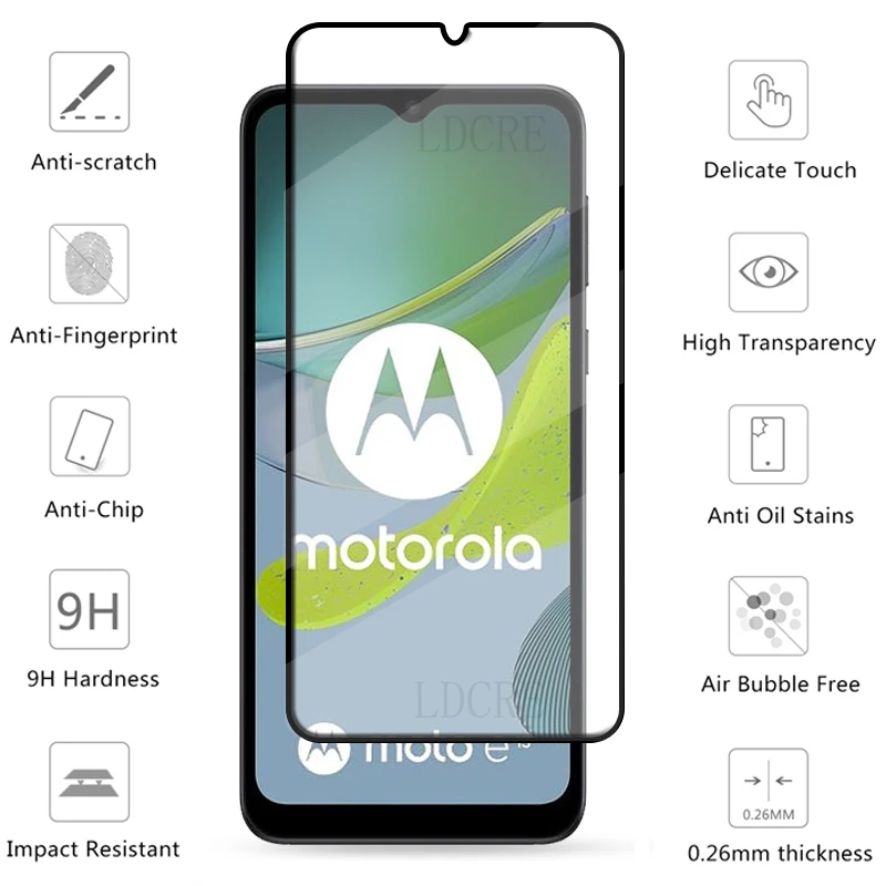 4-in-1 pro motoroal moto E13 sklo pro moto E13 temperované sklo 9H plný lepidlo obal obrazovka ochránce pro moto eulerovo císlo 13 E13 čočka sklo