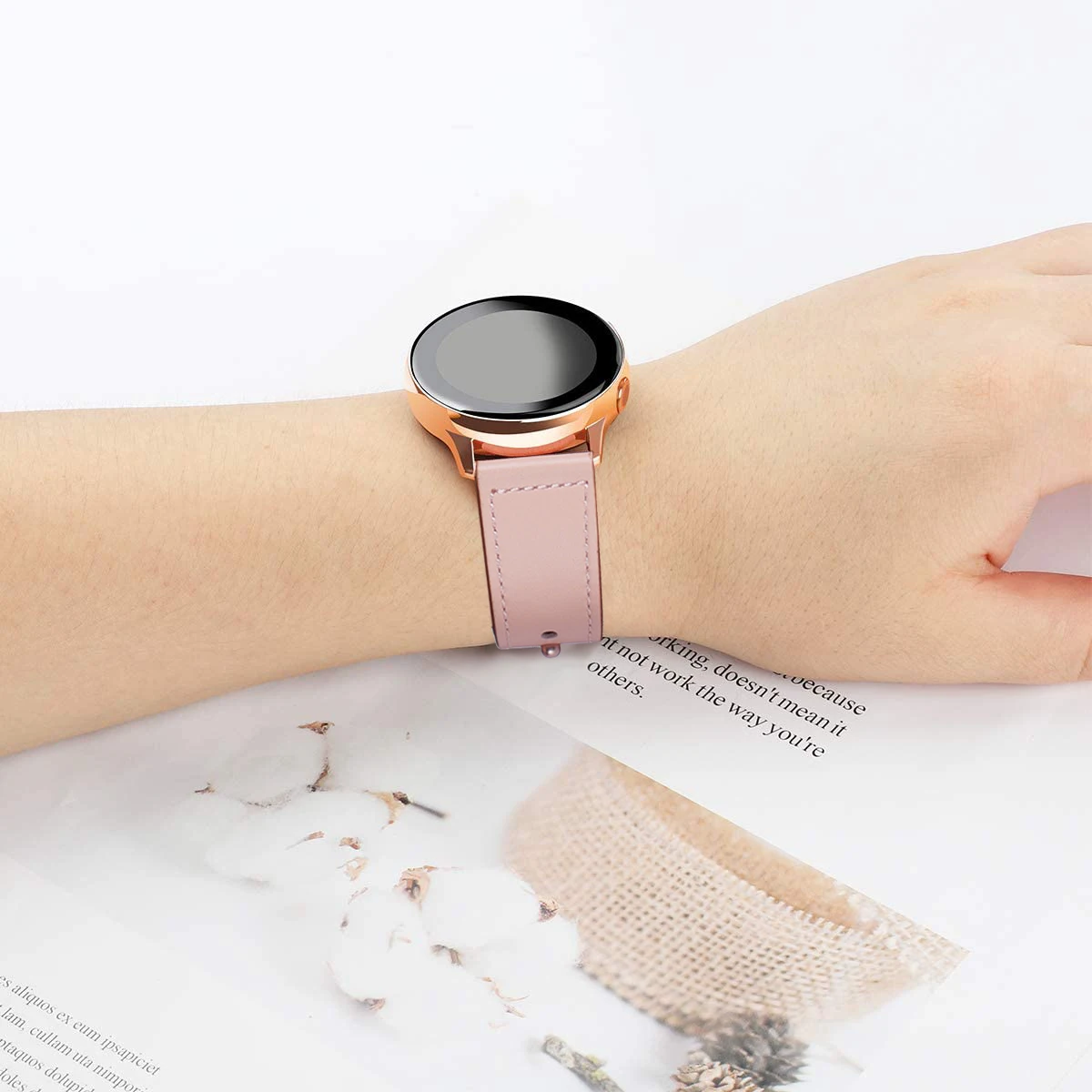 Premium Leather Watch Band - Elegant Strap
