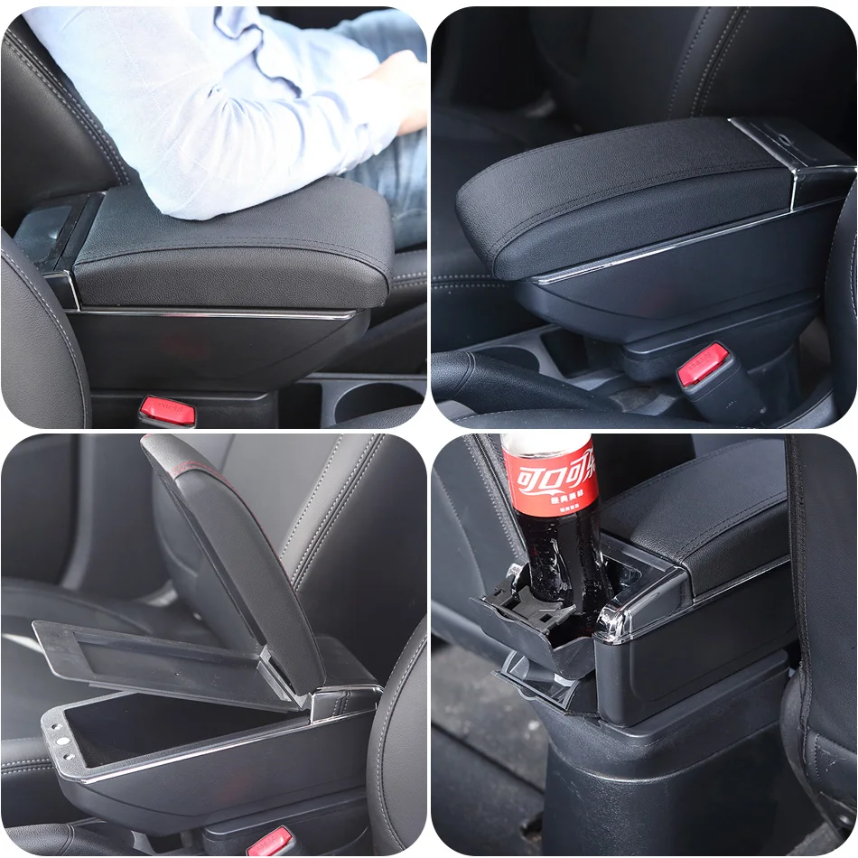Skoda Fabia Armrest For Skoda Fabia 3 III Combi 2015-2021 자동차 팔걸이 상자 개조 부품 보관함 자동차 액세서리