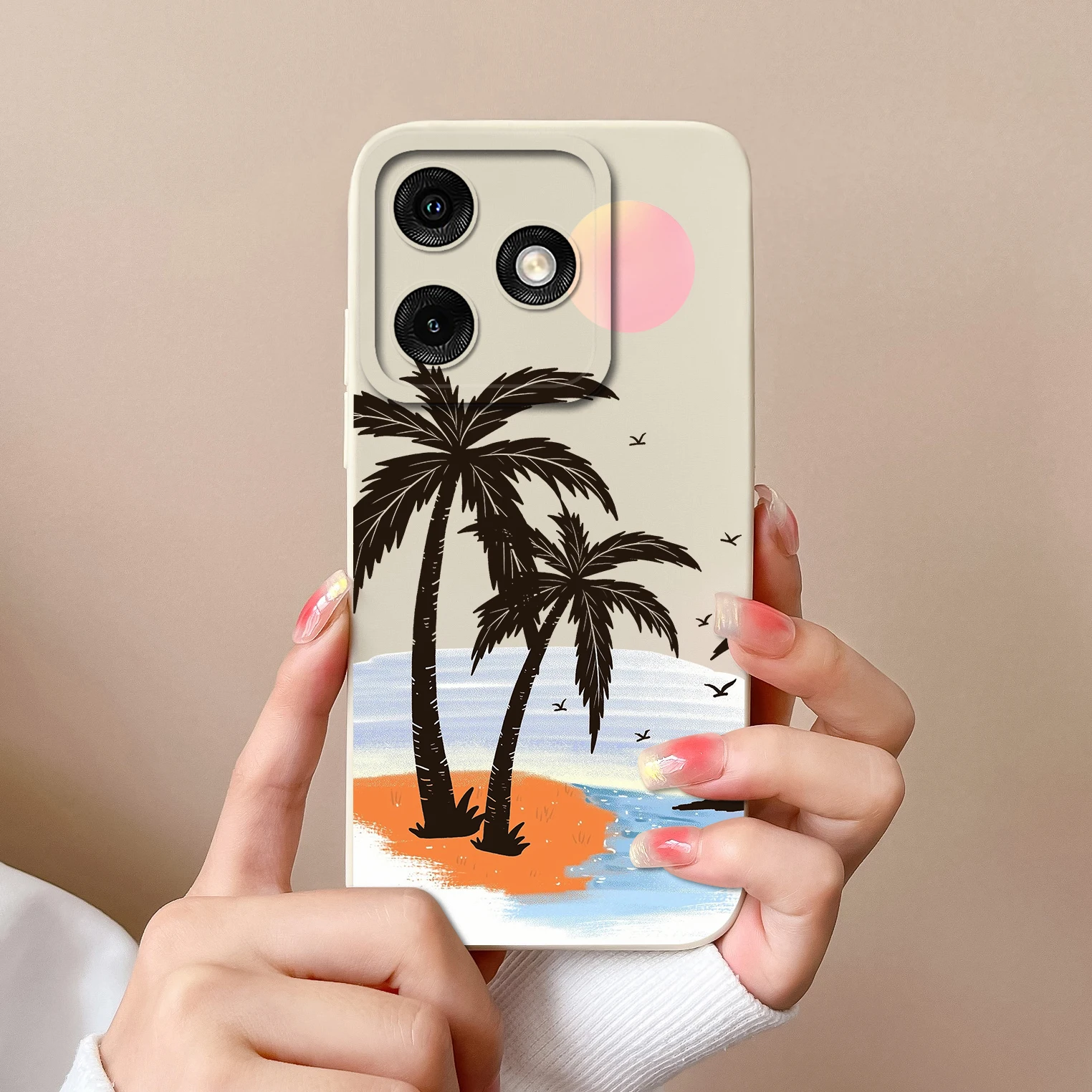 Soft Liquid Silicone Shockproof Back Cover - High Quality Lightweight Bumper Case, Various Styles Available