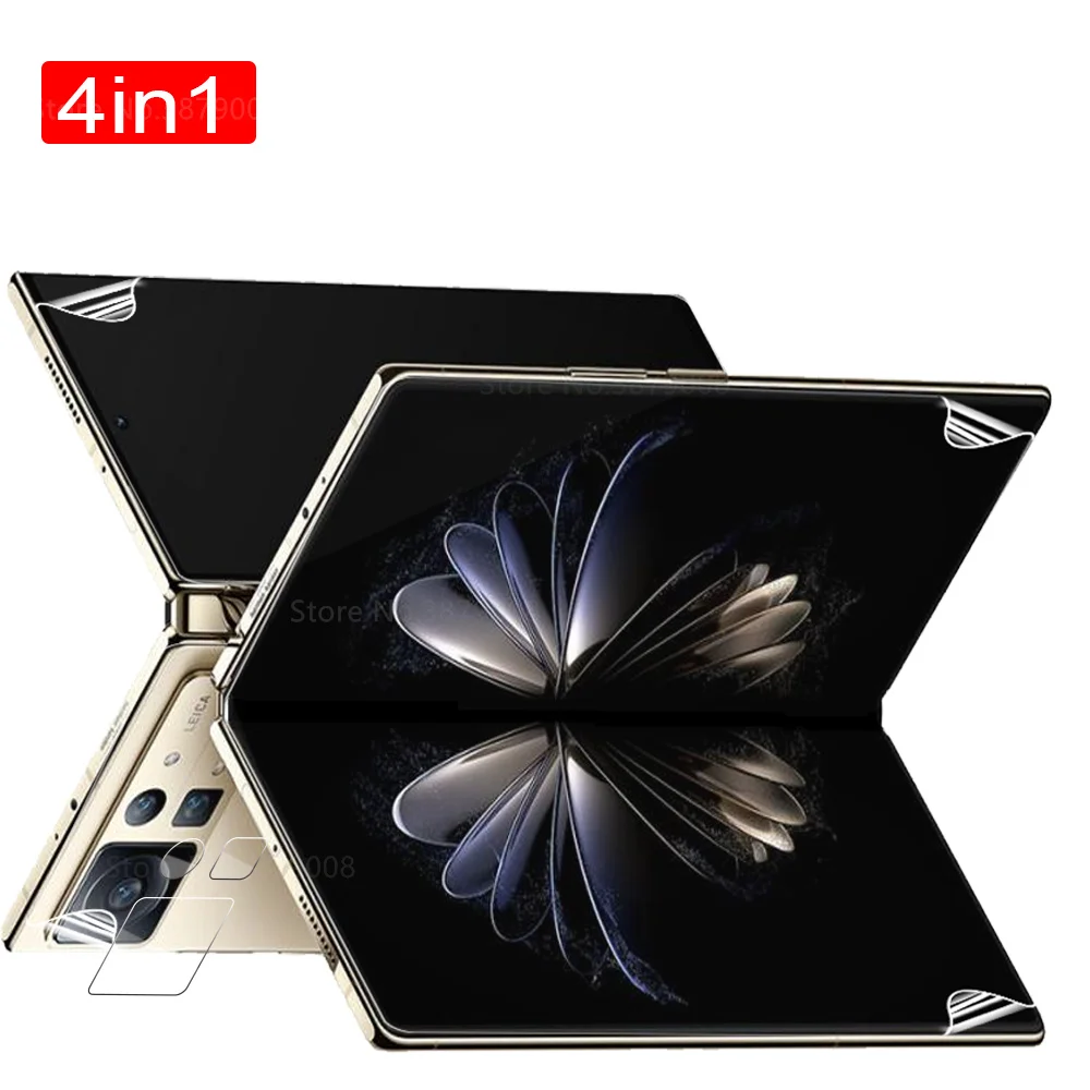 

4-в-1 Передняя камера заднее стекло Гидрогелевая пленка для Xiaomi Mix Fold 2 Fold2 MixFold2 фотография 8,02 дюймов Складная защита для экрана мягкая пленка