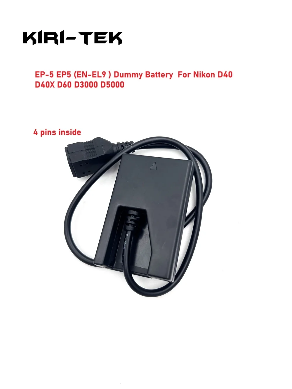 니콘 D40 D40X D60 D3000 D5000용 EH-5 EH-5A+EP-5 (내부 4핀) EP5 커퍼 EN-EL9 더미 배터리 카메라 AC 어댑터