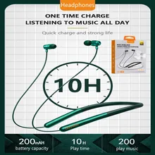 

High-Quality Headset Bluetooth 5.1 Wireless Sport Earphones For Men And Women Neck-neck Ear-Hook Support Huawei/Apple Computer