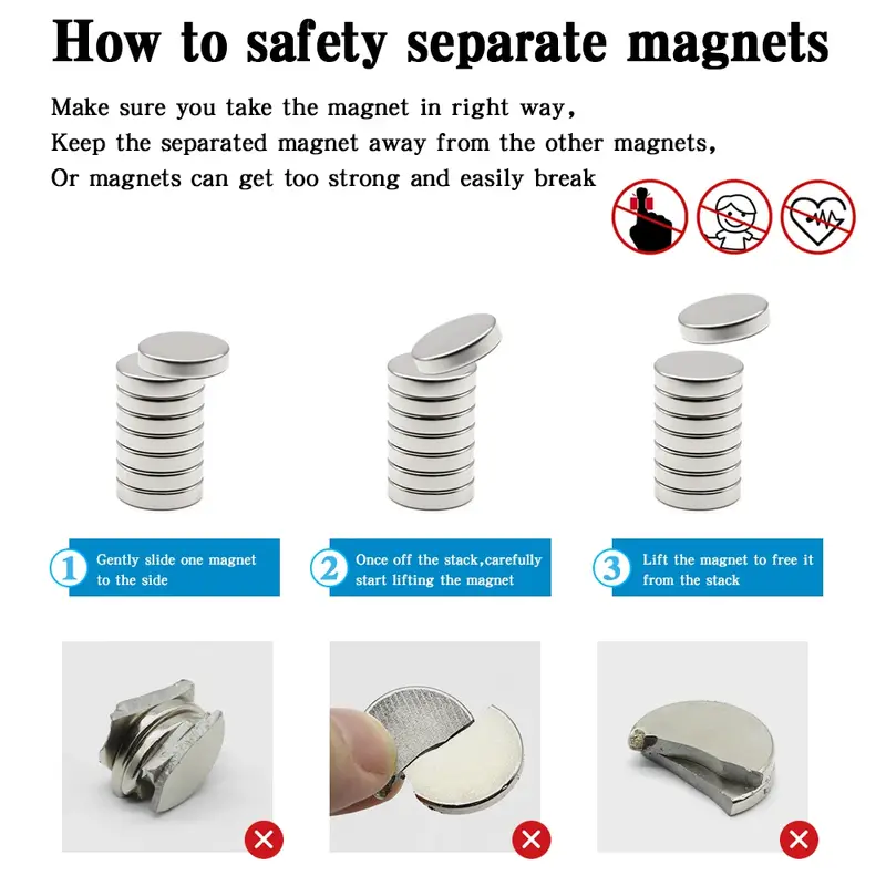 Super Powerful Round Magnet Neodymium Magnet NdfeB N35 Strong Permanent Magnetic imanes Refrigerator Magnet 5x2 6x3 10x2 10x3mm - Image 6