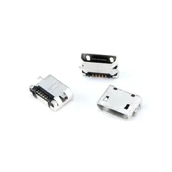 10-Pack Micro USB 5-Pin Female Socket - Type B Port SMD DIP Connector Plug (Type 5)