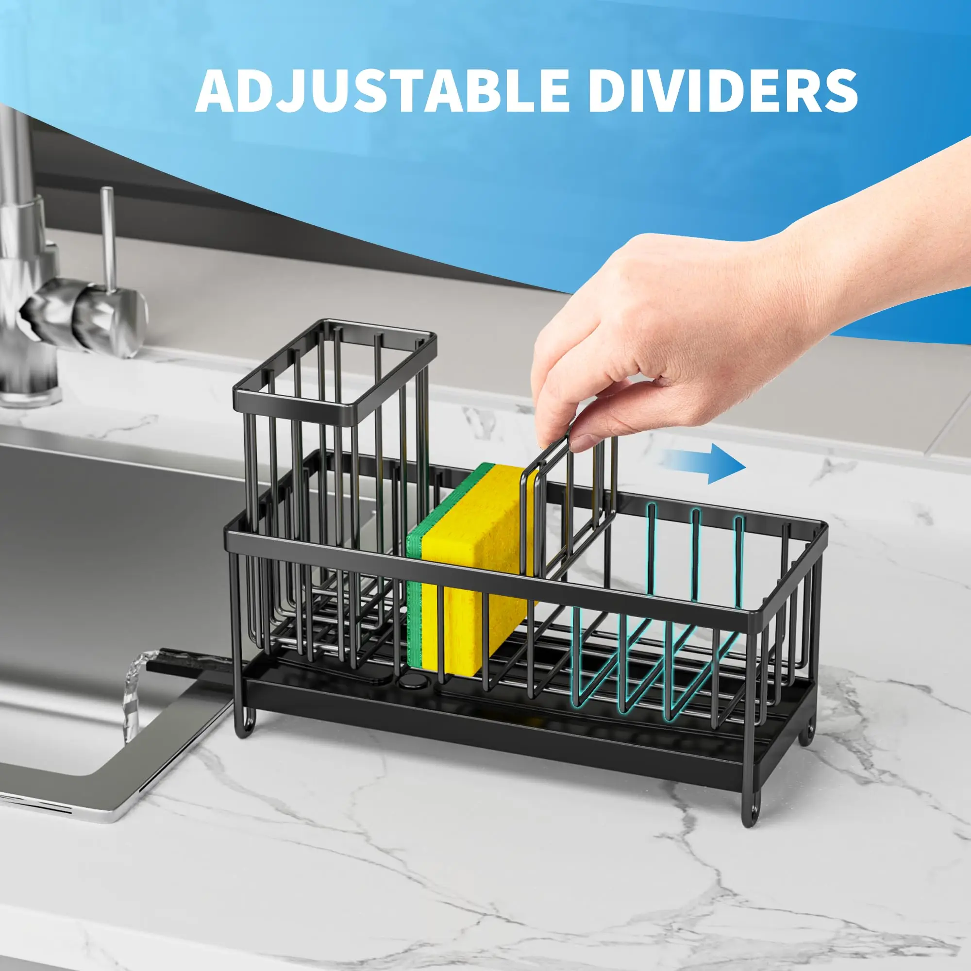 Kitchen Sink Sponge Holder with High Brush Rack, Essential Countertop Storage Organizer, Must-Have Kitchen Accessories 4 küchexyz.de S4c9b8cdde9714062aea51e5ba6dc2b7c8 küchexyz.de Best Price | Fast Delivery |Quality Product Kitchen Sink Sponge Holder with High Brush Rack, Essential Countertop Storage Organizer, Must-Have Kitchen Accessories