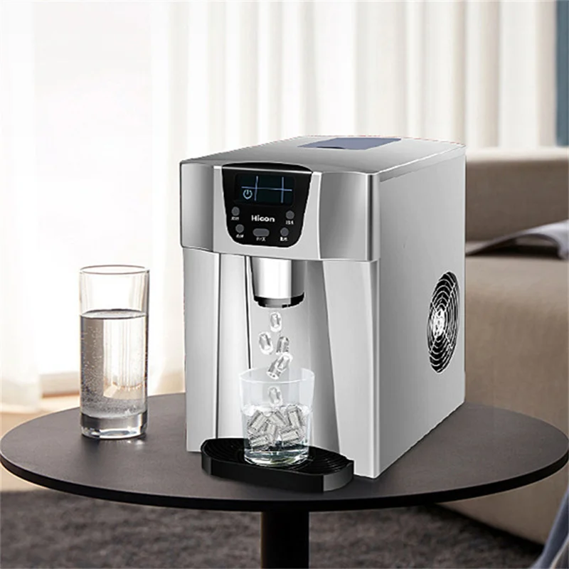 HZB-12D 12kgs/24H Portable Automatic ice Maker, Household bullet round ice make machine for family, small bar,coffee shop 220V portable automatic ice maker household bullet round ice make machine for family bar coffee ice making 24h 24kg