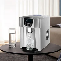 HZB-12D 12kgs/24H Portable Automatic ice Maker, Household bullet round ice make machine for family, small bar,coffee shop 220V 1