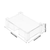 1pc transparent acrylic card collection box, storage box card box, business card box, 3