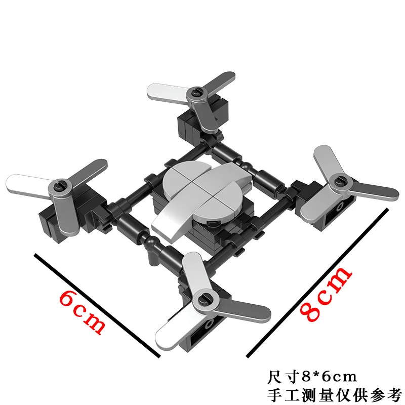 Hot Mini UAV Air vehicle Classic Model Building Blocks Four Axis