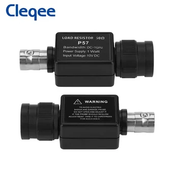 Cleqee P57 BNC 어댑터, 피드 스루 터미네이터 BNC 암 시트 Q9 커넥터, 50KY 장치 부하 저항 50Ω DC ~ 1GHz