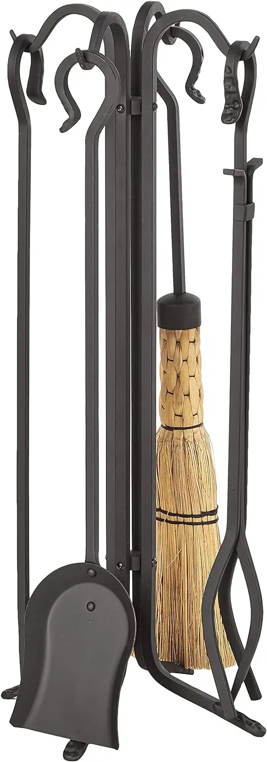 

and Hearth Iron Fireplace Tool Set 28", Warm Matte Black Electric fireplace for living room