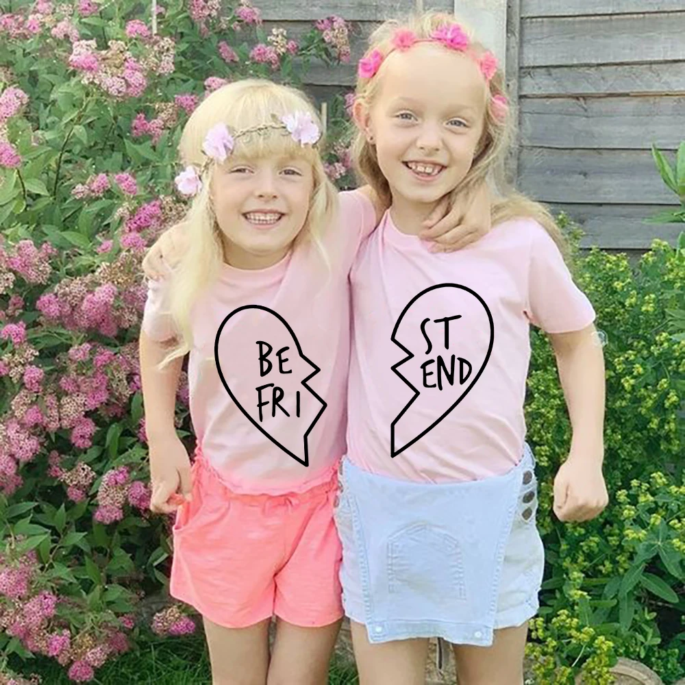 Maglietta Basic Maniche Corte Per Bambine | 100% Cotone | Taglio Casual | Multi Colori - Foto 11