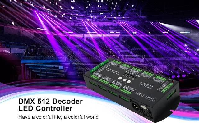 24チャンネル 512 デコーダー、デジタルディスプレイ調光ドライバー付き RGBW 24CH LED デコーダーコントローラー、テ 24チャンネル  512 デコーダー、デジタルディスプレイ調光ドライバー付き RGBW 24CH LED デコーダーコントローラー、テ 512デコーダー、デジタル ... 512デコーダー、デジタルディスプレイ調光ドライバー付き RGBW 24チャンネルLEDデコーダー、ランプ用コントローラー、DC5V
