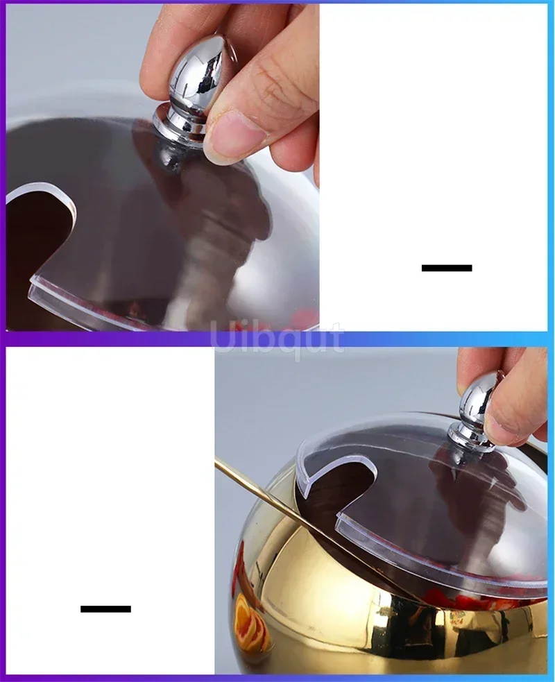 Premium Stainless Steel Sauce Bowl with Lid