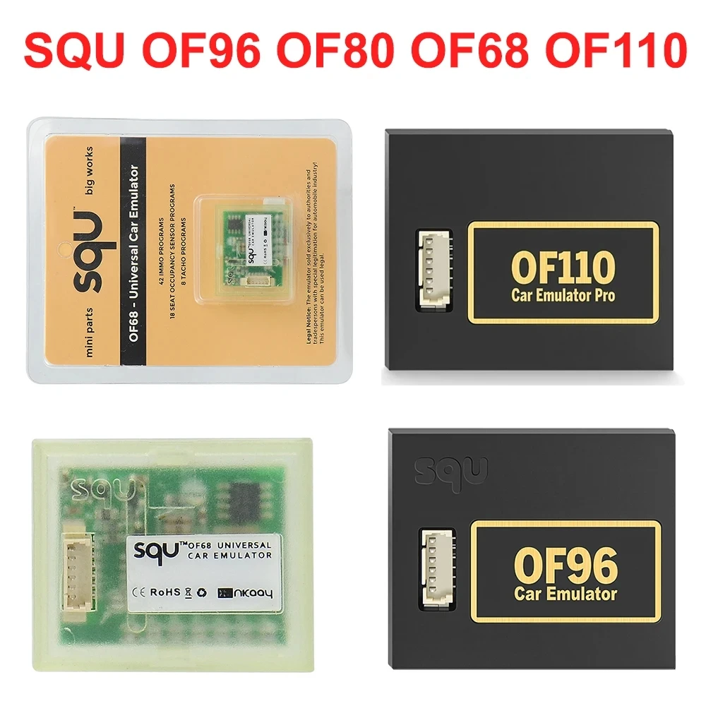 

SQU OF96 OF80 OF96 OF110 Universal Car Emulator Signal Reset Immo Programs Place ESL Diagnostic Seat Occupancy Sensor Tool