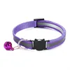 Breakaway Cat Dog Collar Neck Strap Reflective Nylon Kitten Puppy Pet With Colorful Bell Puppy Pet Leash Accessories Safety 6