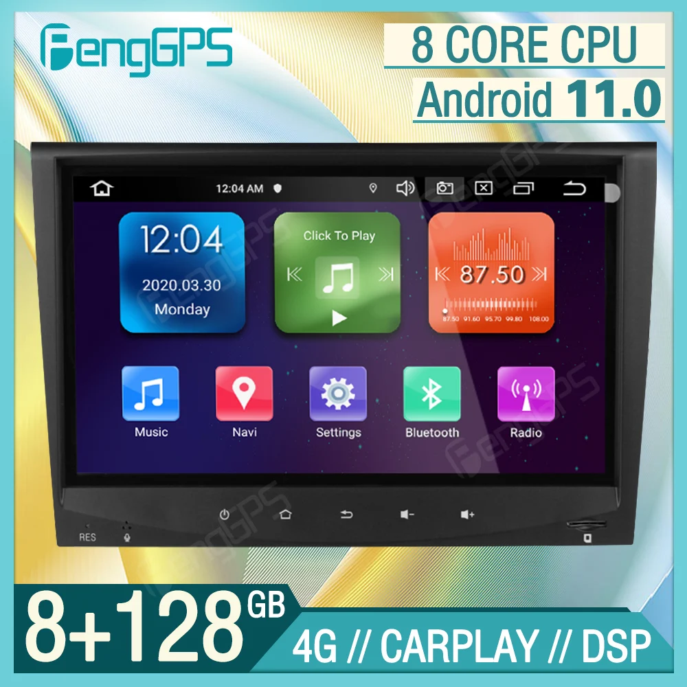 

128G Android11 For Porsche Cayman/Boxster/Facelift 911 987 997 2005-2012 GPS Navig DSP Stereo Multimedia Player Carplay Headunit