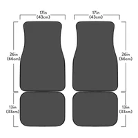 Custom Made Car Floor Mats Front & Rear Set Union Jack For Mini Cooper 2007-2023 R55 R56 R57 R60 R61 F54 F55 F56 F57 F60 Clu 6