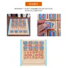 Montessori Materials Wooden Toys Sudoku Nine Square Grid Digital Chess Game Primary School Students Toddler Boys 5
