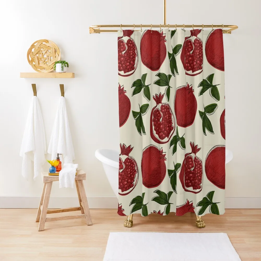 

pomegranate Shower Curtain For The Bathroom Anime Bathroom Funny Shower Shower Bathroom Curtain
