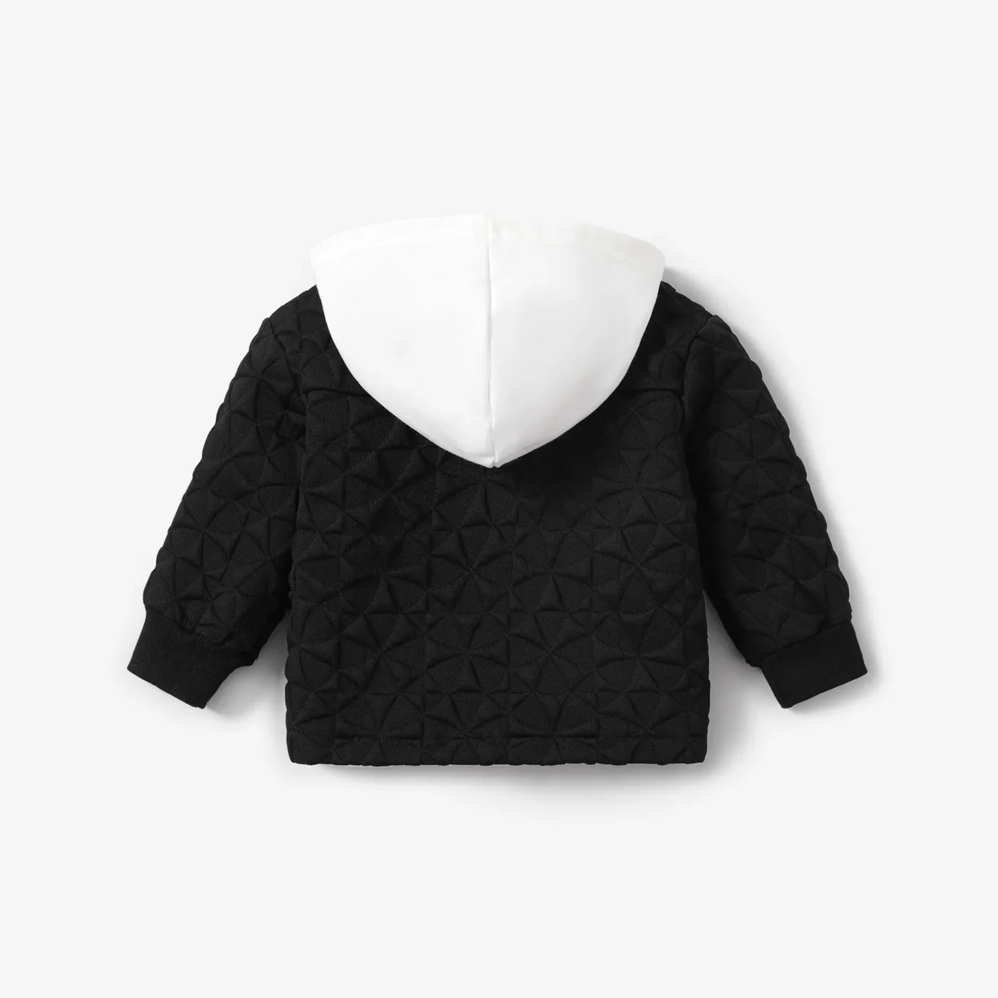 Baby Jacket Hooded Coat PatPat Baby Boy Avant-garde Solid Color Long Sleeve Coat Casual/Outdoor Solid color for Autumn Season