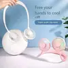 Portable Neck Fan,USB Hands Free Neck Hanging Rechargeable Mini Sports3-Speed Adjustable Neck Dual Fan Home OfficeOutdoor Travel 4