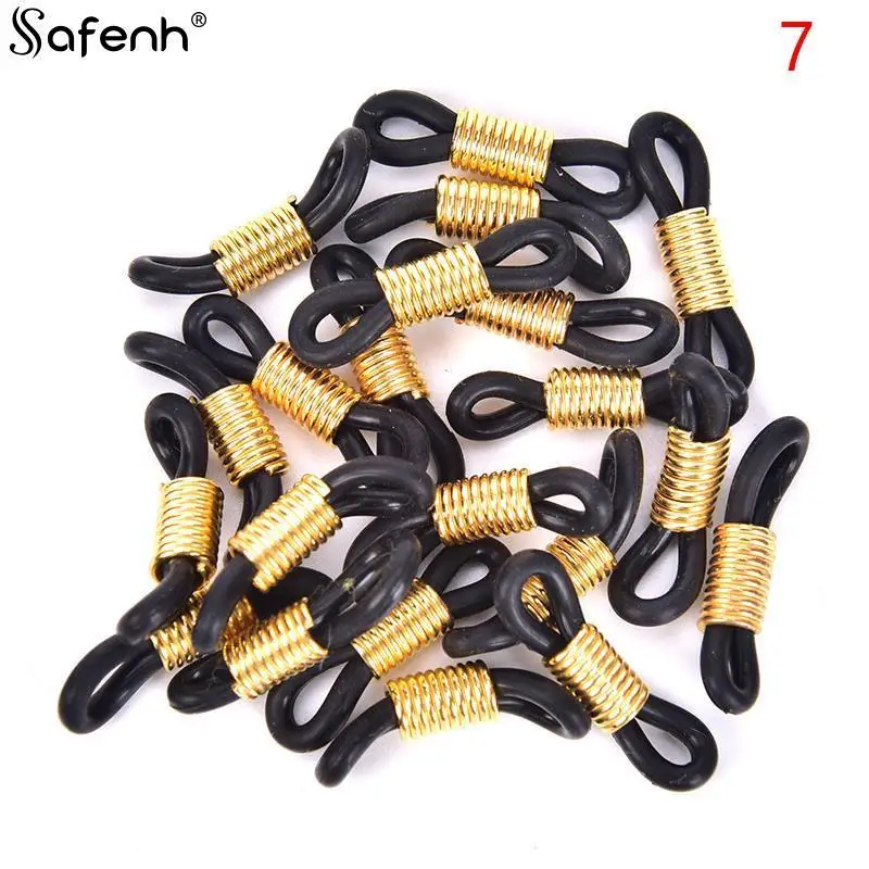 Glasses Straps Glasses Chain Glasses Retainer 20 40pcs Ear Hook Eyeglasses Spectacles Chain Retainer End Rope Sunglasses Cord Holder Strap End Loop Connector