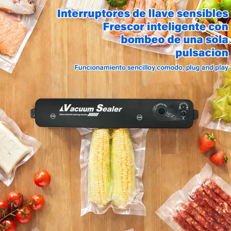 Mini Vacuum Sealer for Home Kitchen, Portable Food Saver Vacuum Packing Machine with Bags 3